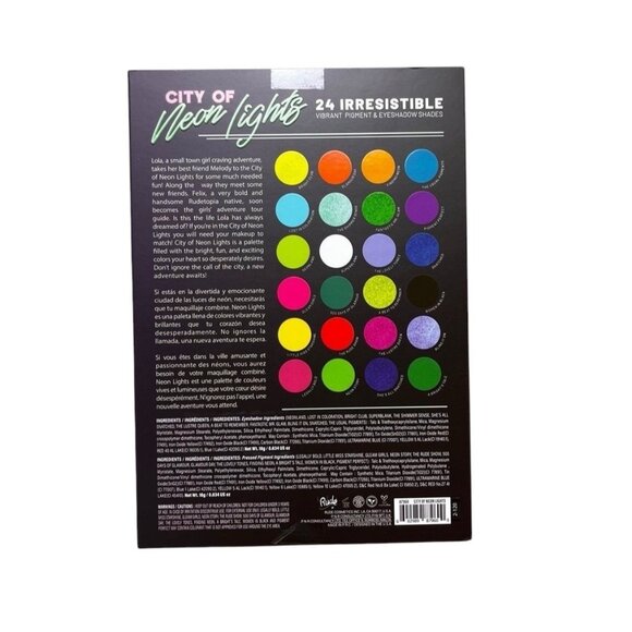Rude Cosmetics City of Neon Lights Palette Makeup 90s Y2K - Picture 5 of 7